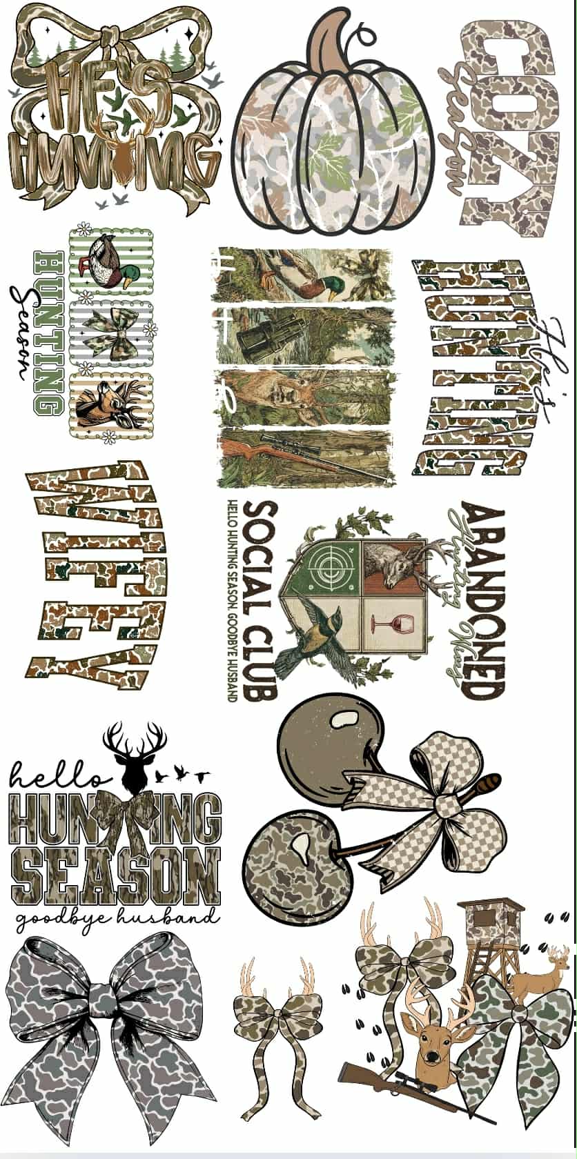 Hunting 30x60” Pre-Made Gang