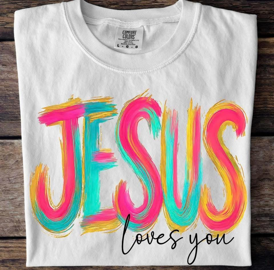 Jesus loves you Comfort Color Tee
