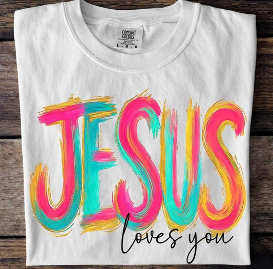 Jesus loves you Comfort Color Tee