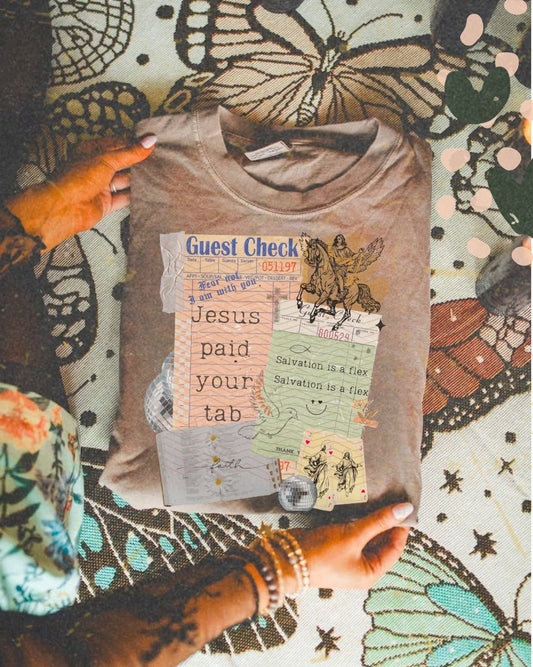 Jesus paid your tab tee