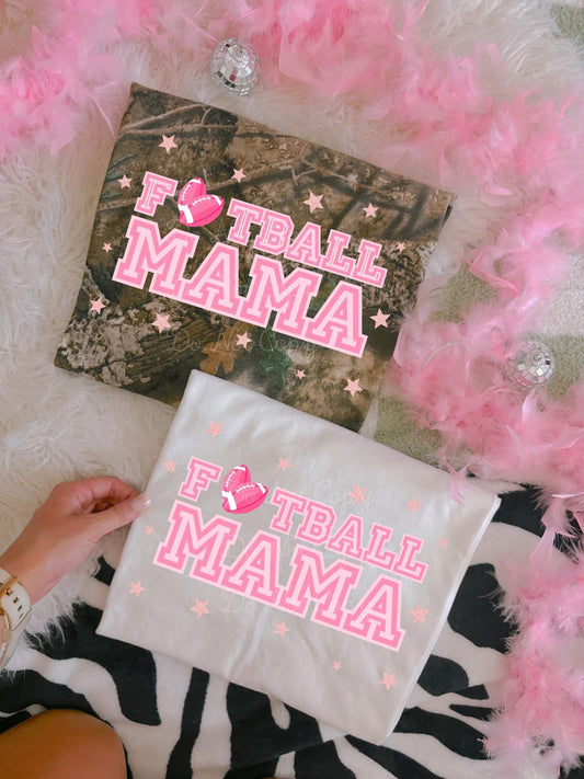 Football Mama Comfort Color Tee