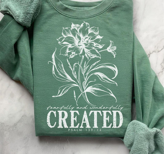 Created ADULT TEE OR PULLOVER