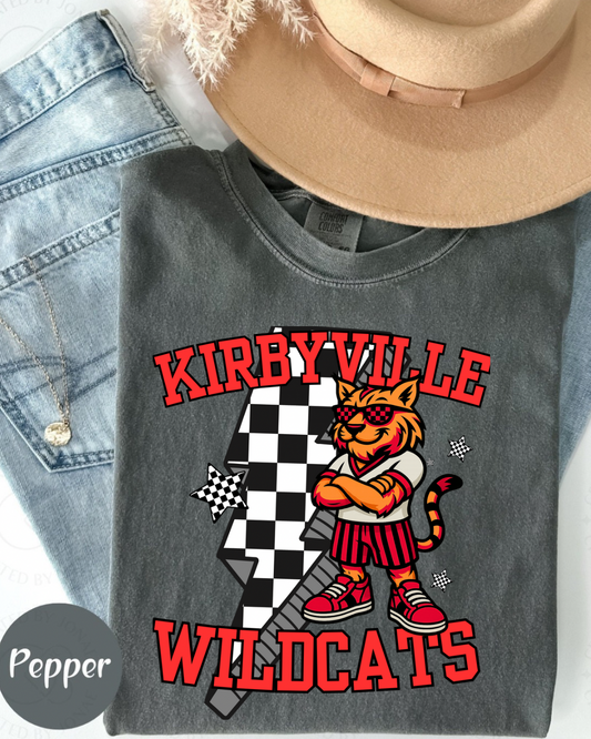 Kirbyville Wildcats Comfort Color Tee