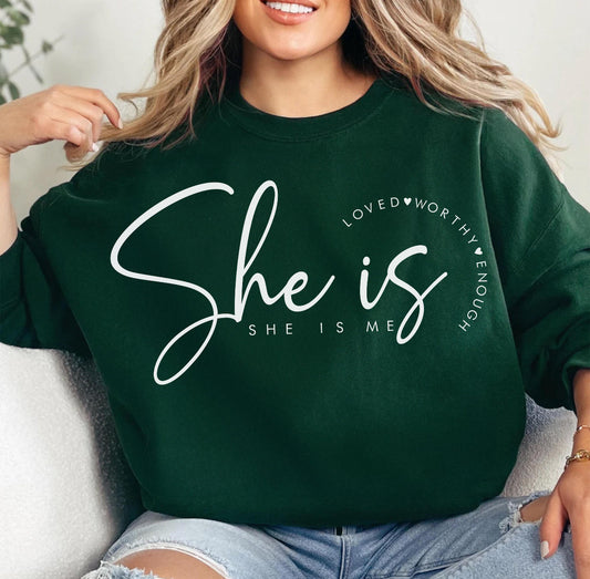 She is ADULT TEE OR PULLOVER