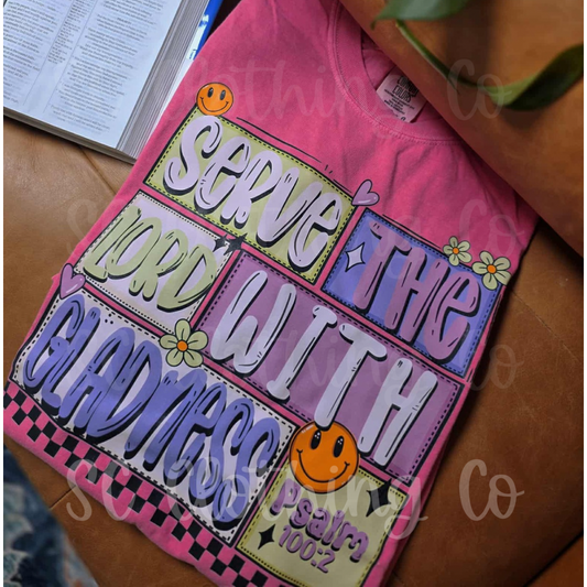 Serve the Lord Comfort Color Tee
