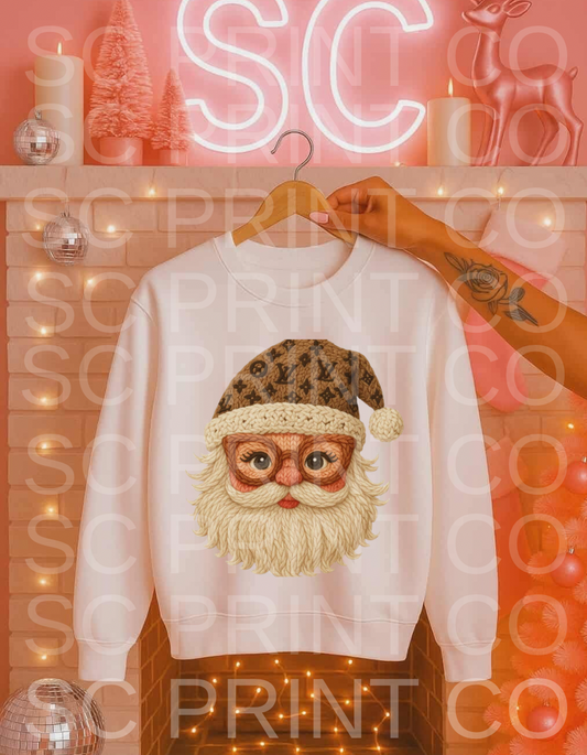 DIGITAL FILE | Yarn Sassy Santa