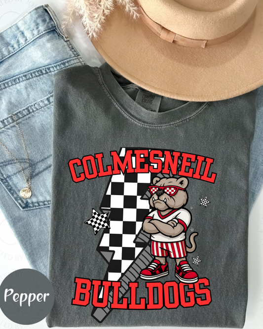 Colmesneil Bulldogs Comfort Color Tee