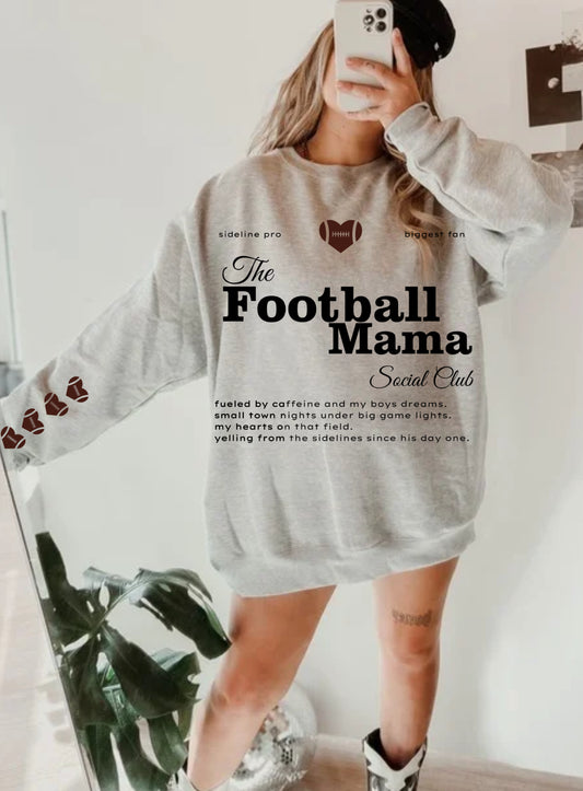 Football Mama Social Club Pullover