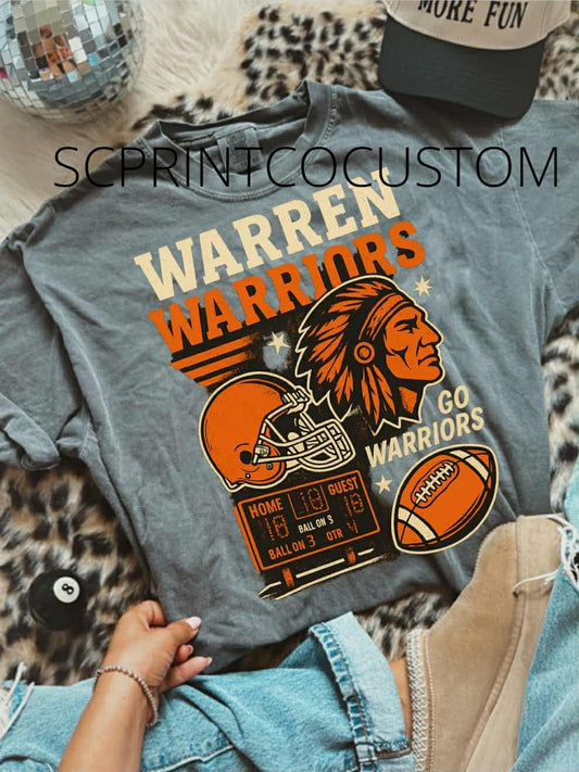 Warren Warriors Comfort Color Tee