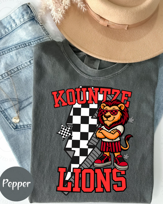 Kountze Lions Comfort Color Tee