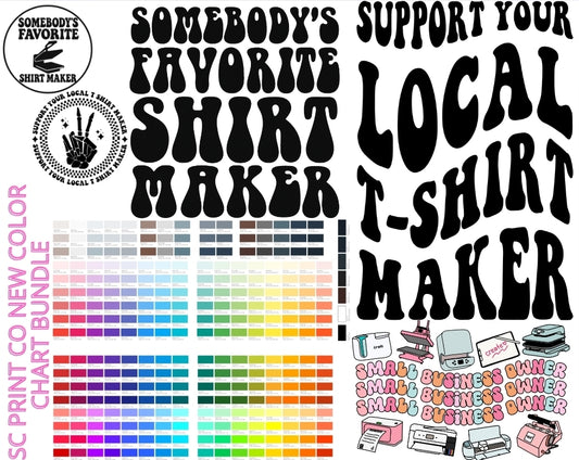 New Color Chart 30" x 24" Bundle Sheet